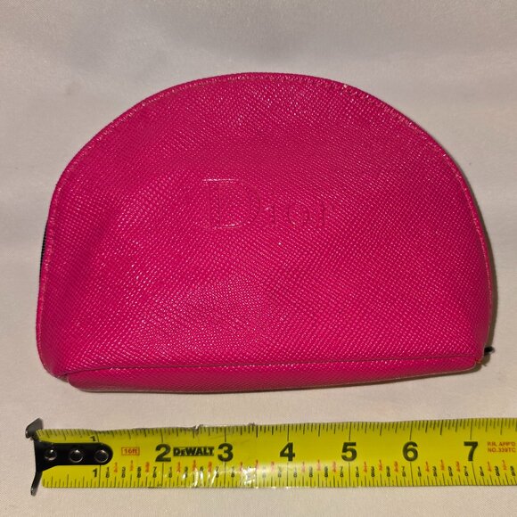 Christian Dior Make Up Pouch in Pink, Gently Used Condition - Picture 1 of 6